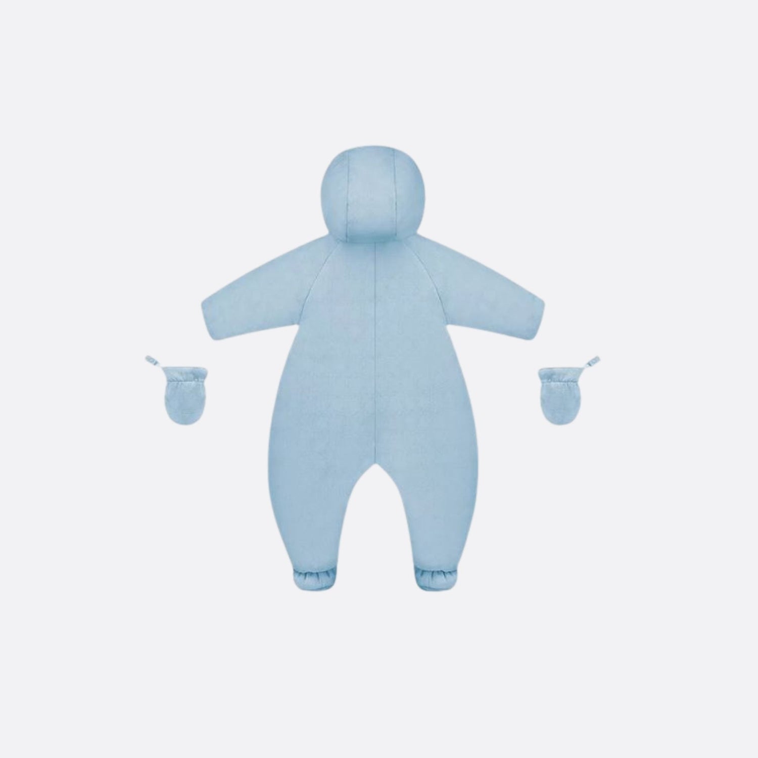 Baby Pilot Onesie Sky Blue Cannage Cotton Jersey