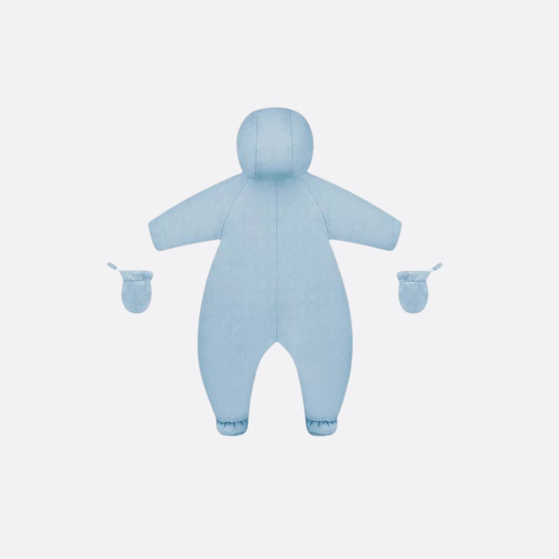 Baby Pilot Onesie Sky Blue Cannage Cotton Jersey