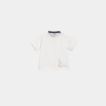 Baby T-Shirt Ivory Cotton Jersey