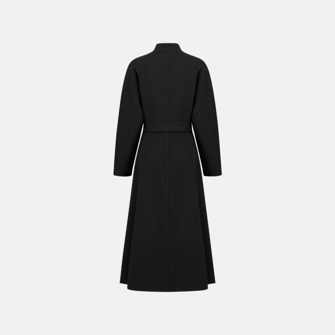 Belted Coat In Virgin Wool And Cashmere
