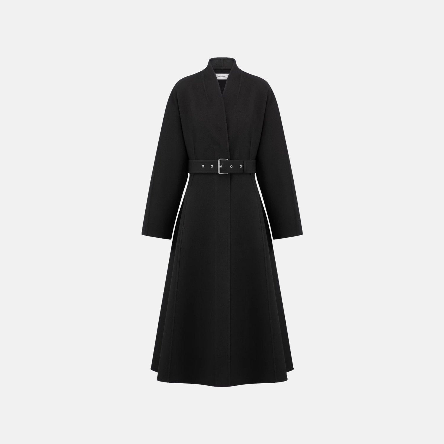 Belted Coat In Virgin Wool And Cashmere