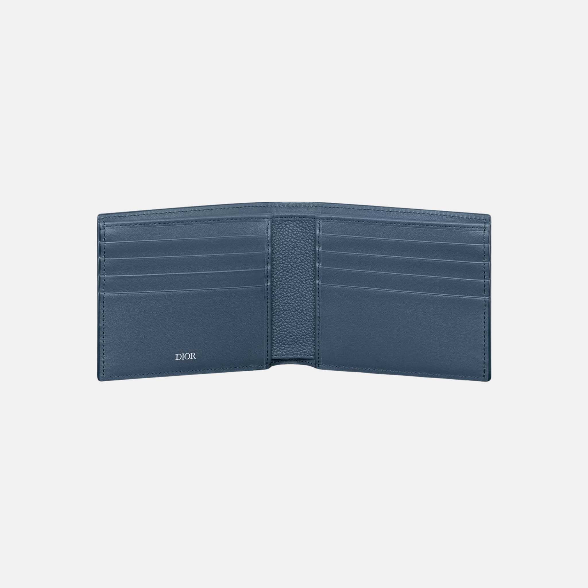 Bifold Wallet In Gravity Outline Leather And Calfskin