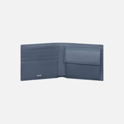 Bifold Wallet In Gravity Outline Leather