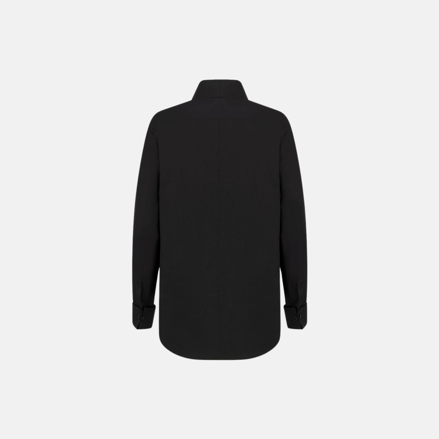 Blouse In Cotton Poplin With Long Sleeves