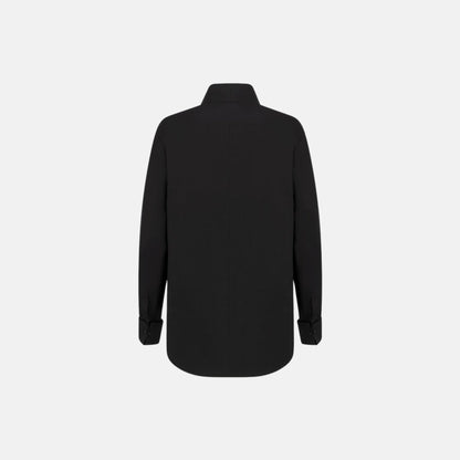 Blouse In Cotton Poplin With Long Sleeves