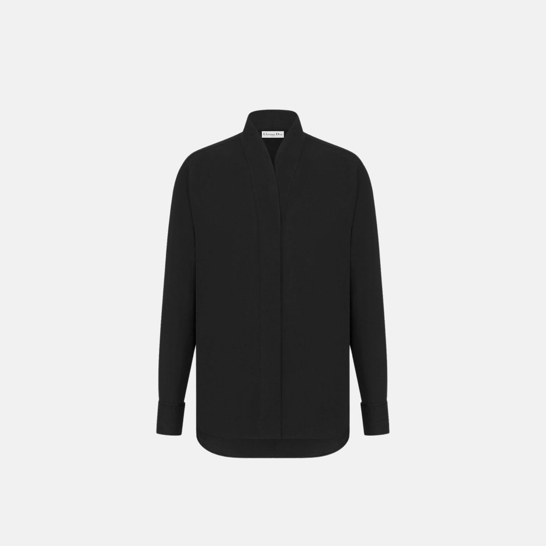 Blouse In Cotton Poplin With Long Sleeves