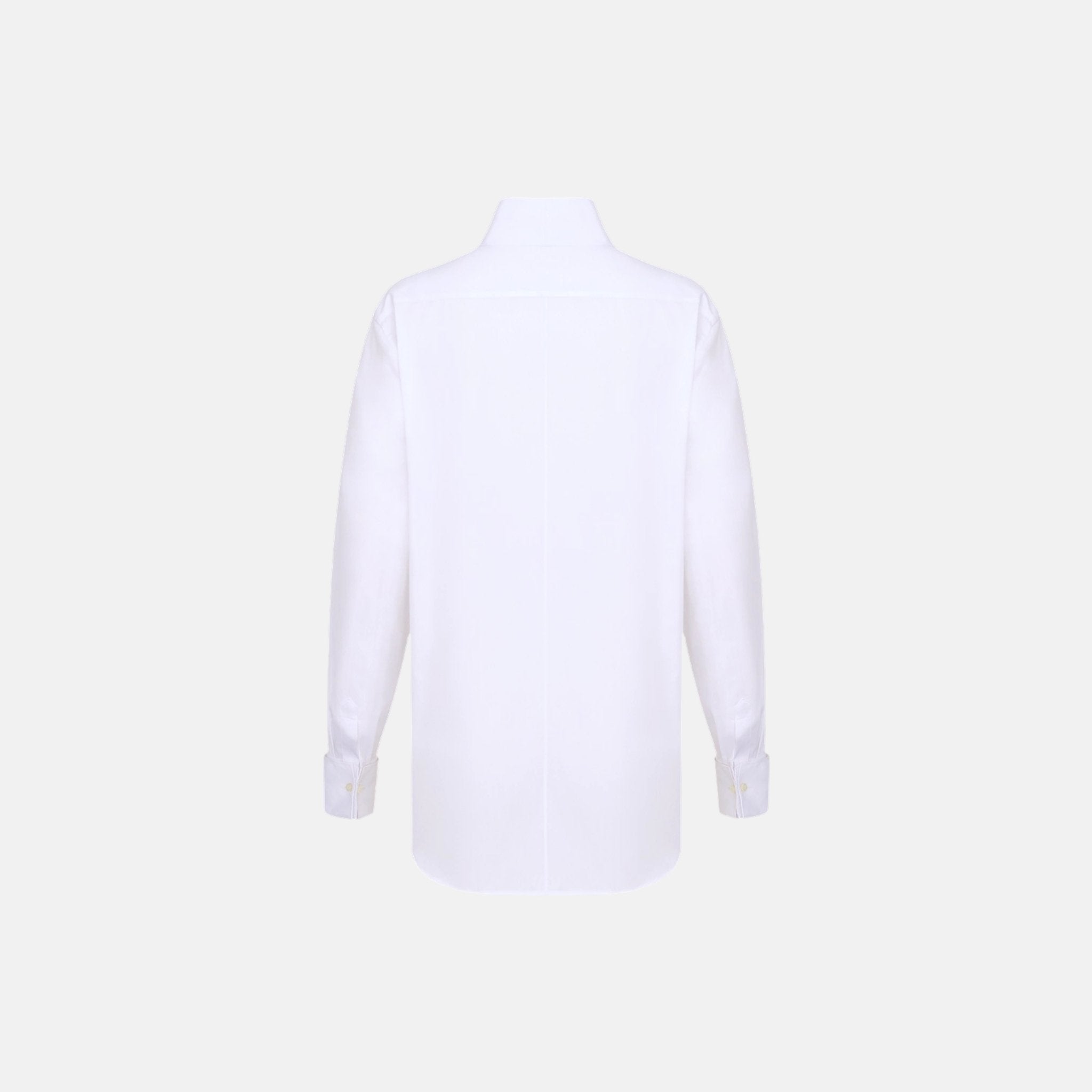 Blouse In Cotton Poplin With Long Sleeves
