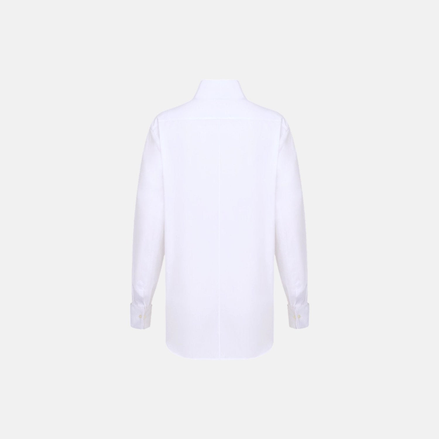 Blouse In Cotton Poplin With Long Sleeves