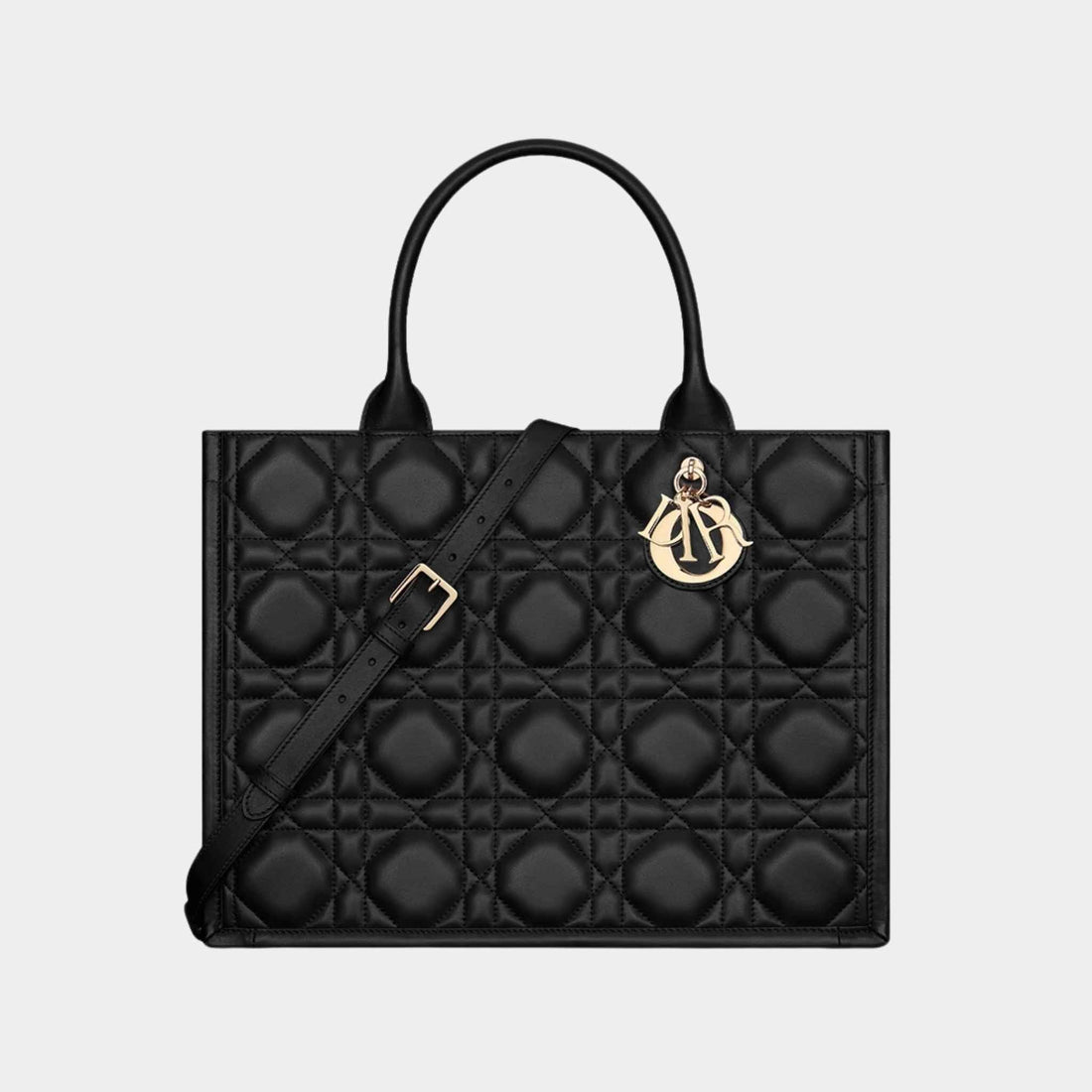 Book Tote Medium Bag Macrocannage Calfskin