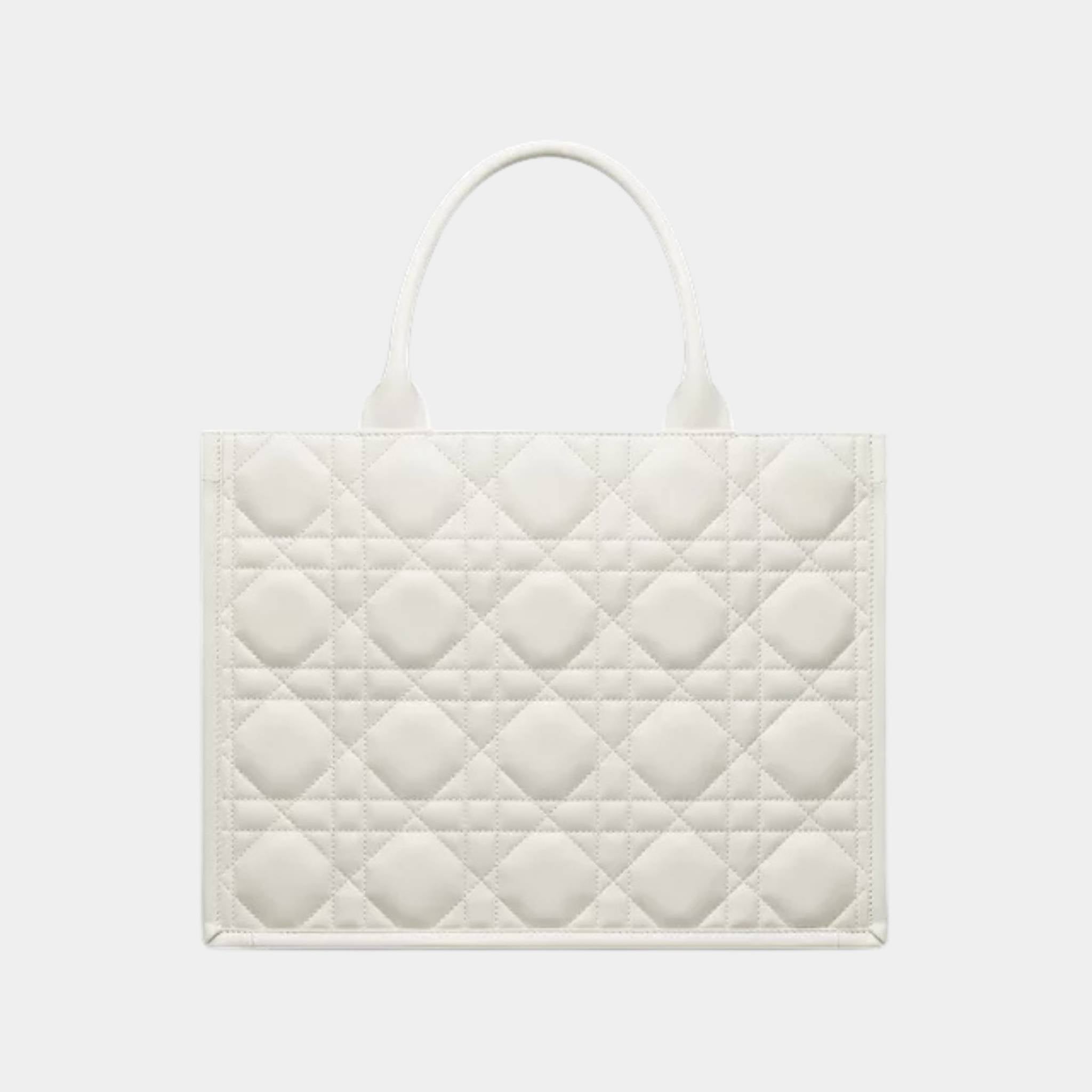Book Tote Medium Bag Macrocannage Calfskin