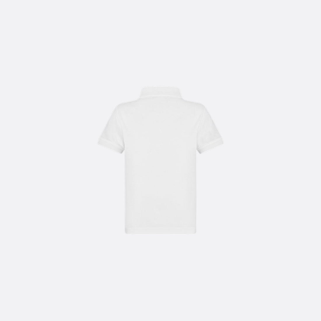 CD Icon Polo Shirt White Cotton Piqué