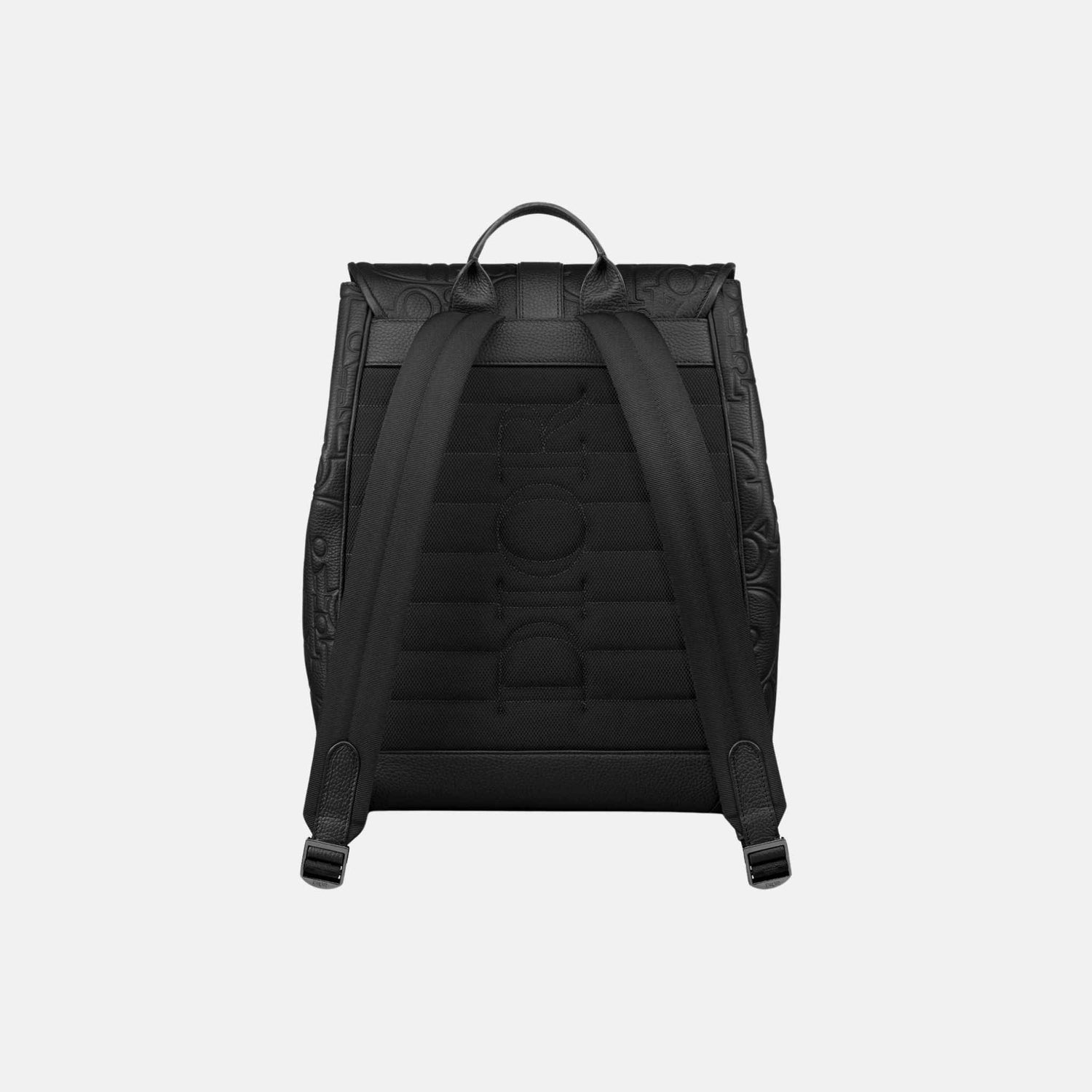Daily Backpack with Flap in Gravity and Grained Calfskin