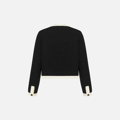 Dioriviera Cropped Jacket In Technical Knit