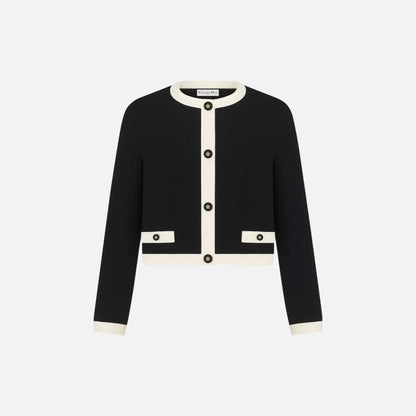 Dioriviera Cropped Jacket In Technical Knit