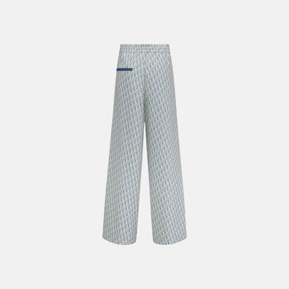 Dioriviera Flared Pants in Oblique Jacquard Taffeta
