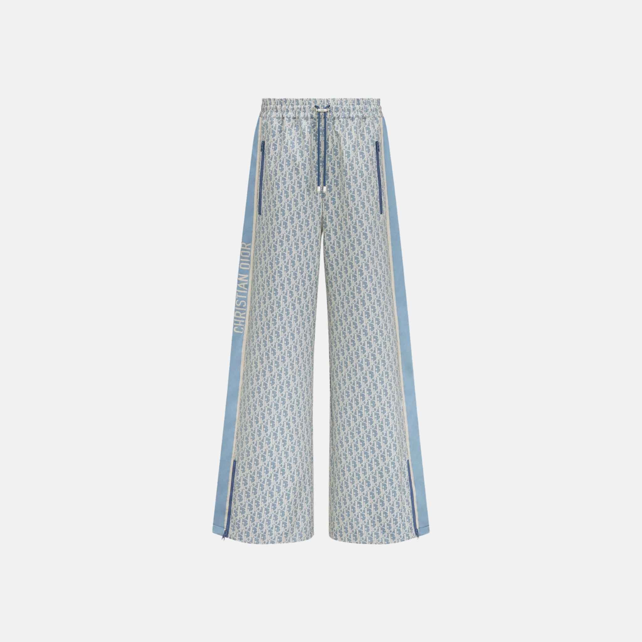 Dioriviera Flared Pants in Oblique Jacquard Taffeta