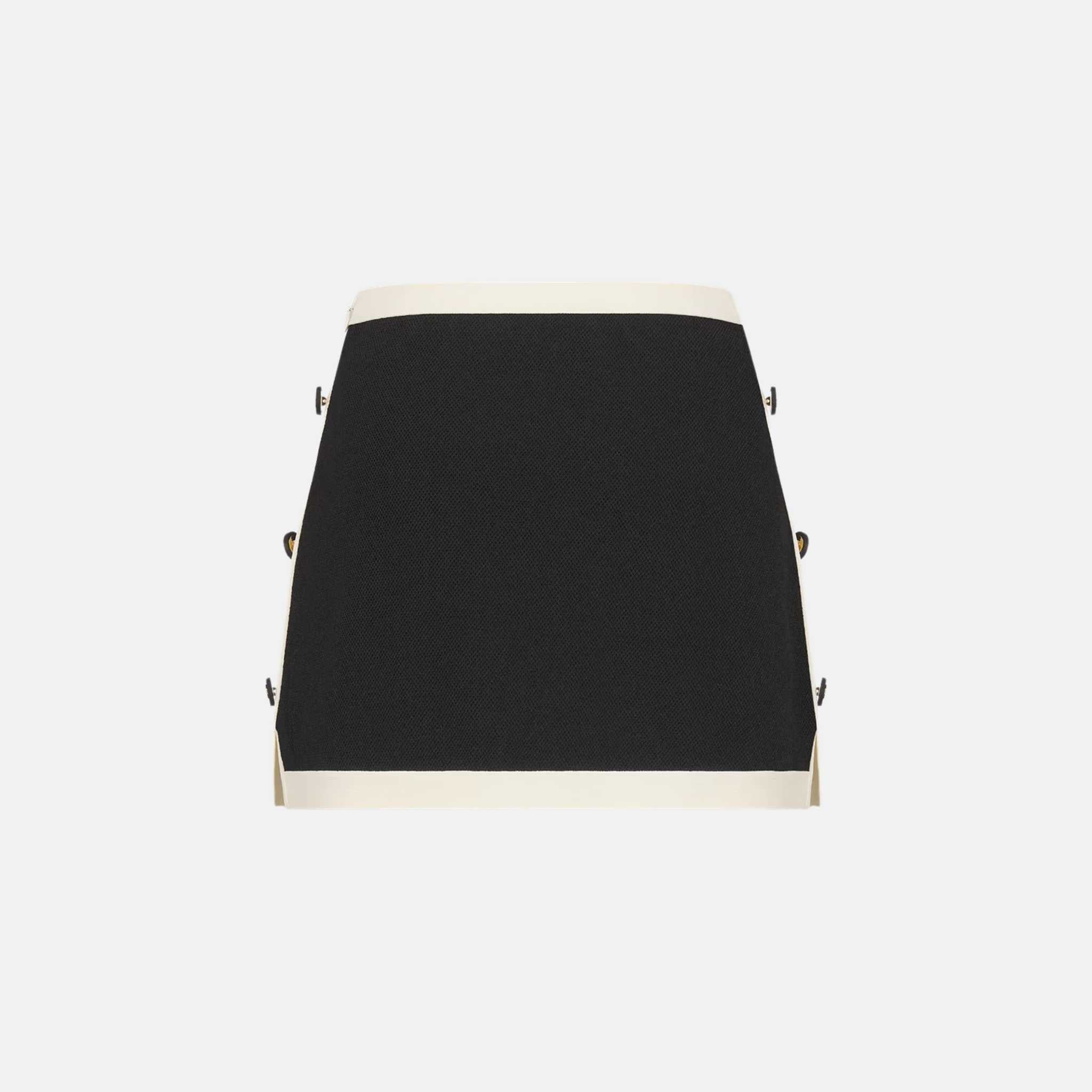 Dioriviera Mini Straight Skirt In Technical Knit