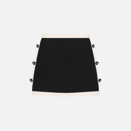 Dioriviera Mini Straight Skirt In Technical Knit