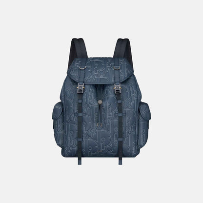 Hit The Road Backpack In Outline Leather And Grained Calfskin