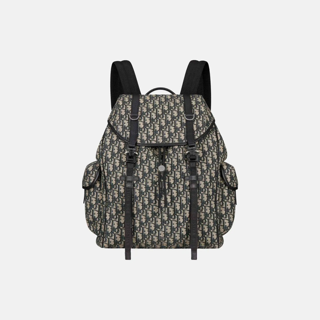 Hit The Road Flap Backpack in Calfskin and Jacquard