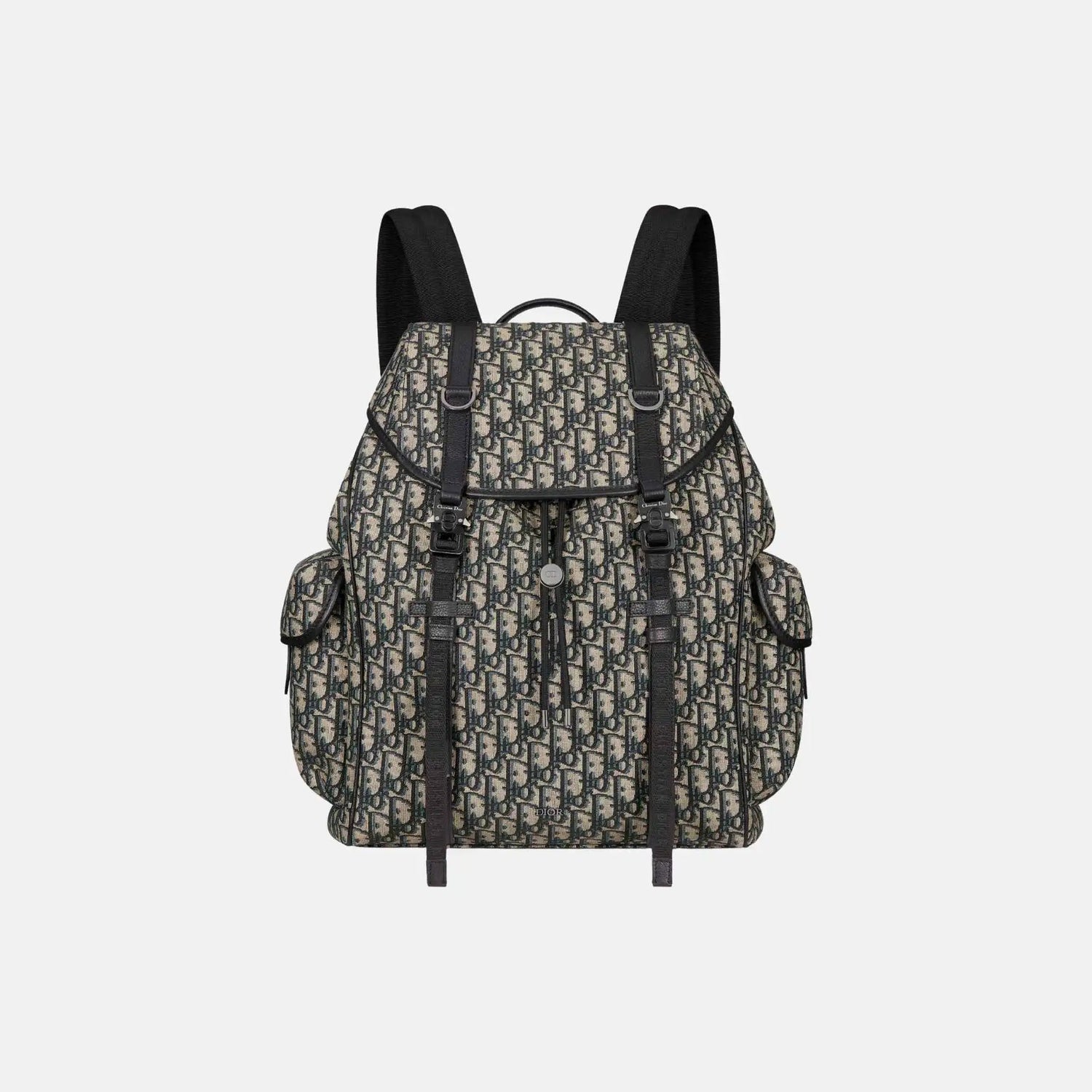 Hit The Road Flap Backpack in Calfskin and Jacquard