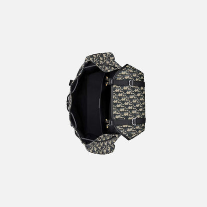 Hit The Road Flap Backpack in Calfskin and Jacquard