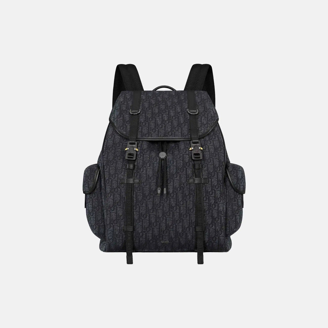 Hit The Road Flap Backpack in Calfskin and Jacquard