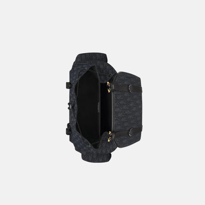 Hit The Road Flap Backpack in Calfskin and Jacquard