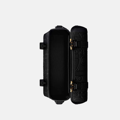 Hit The Road Messenger Bag In Gravity Leather