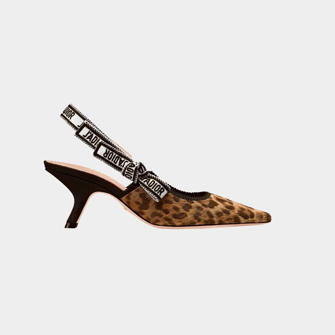 JAdior Slingback Pump Heels Camel Pony Hair Calfskin
