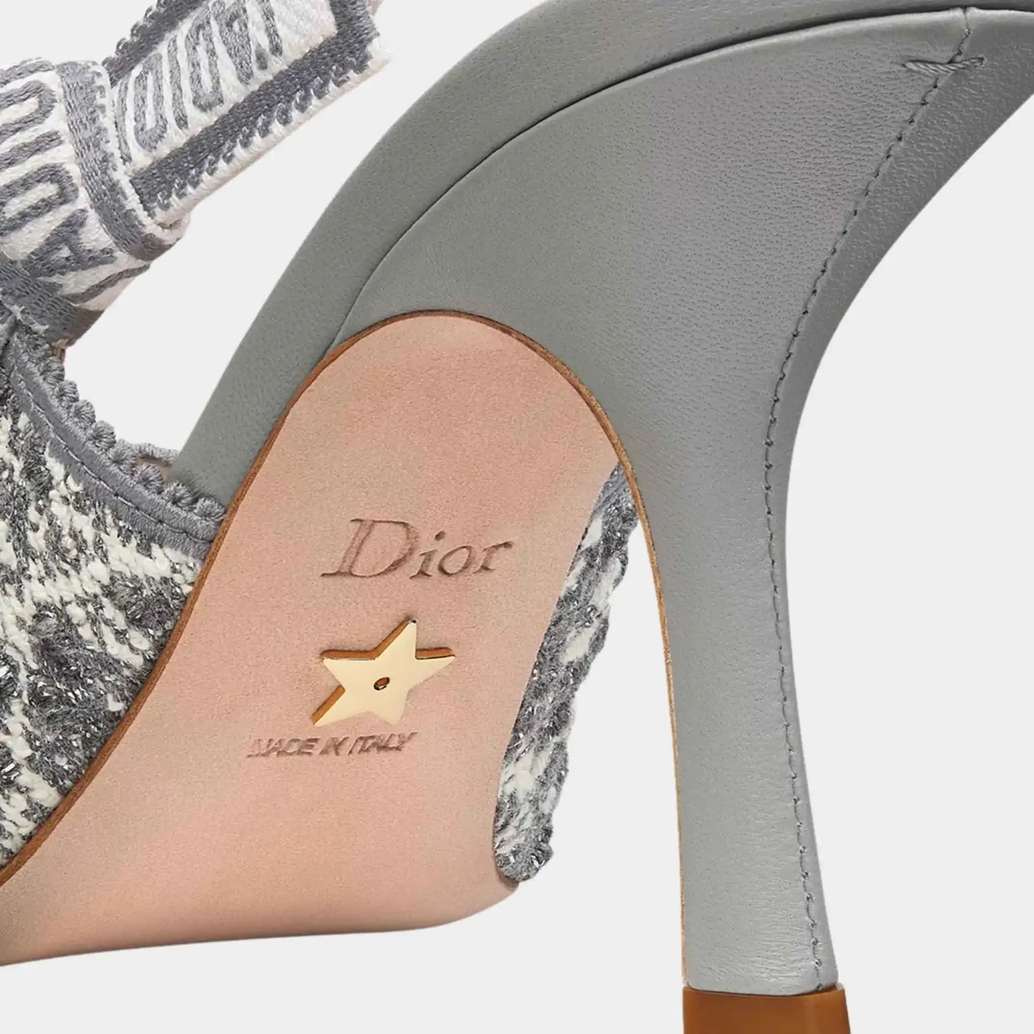 J Adior Slingback Pumps Tweed with Cannage Pattern