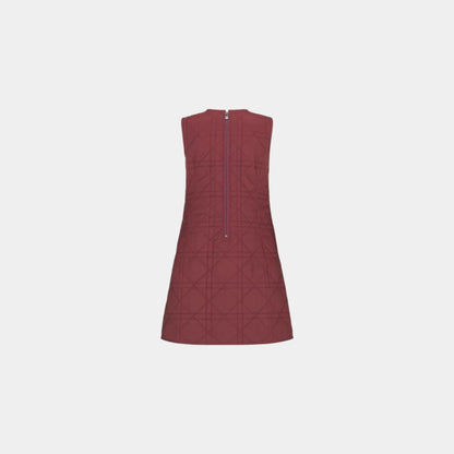 Kids A Line Dress Macrocannage Technical Fabric