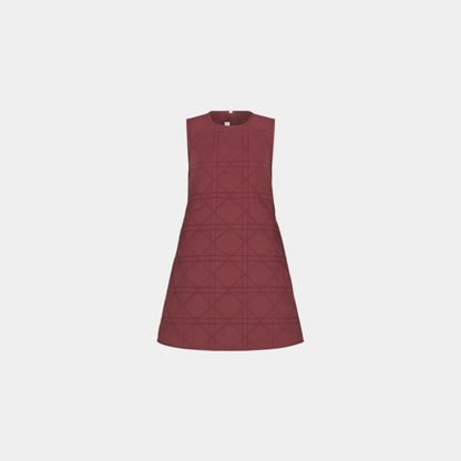 Kids A Line Dress Macrocannage Technical Fabric