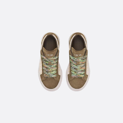 Kids B33 Low Top Sneaker Dior Oblique Jacquard Suede