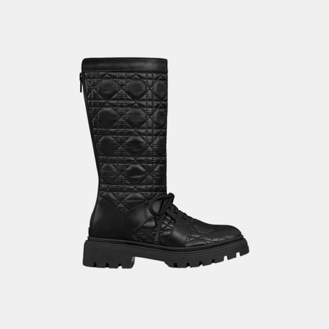 Kids Boot Black Cannage Technical Fabric