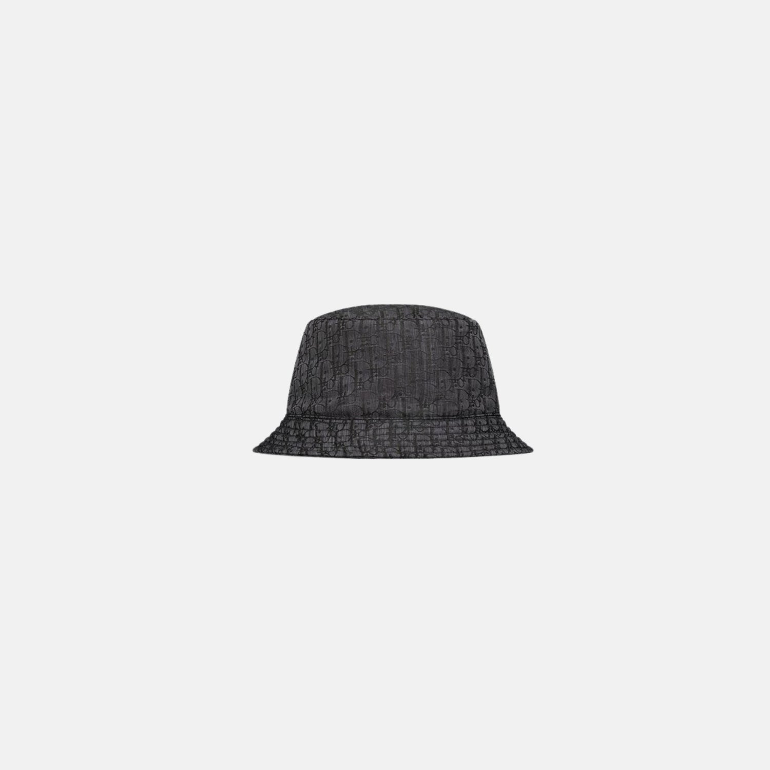 Kids Bucket Hat Black Dior Oblique Technical Jacquard