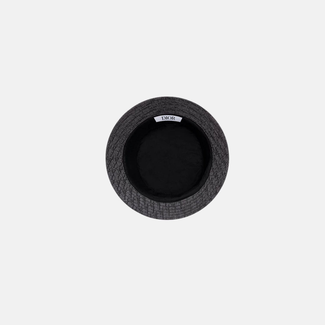 Kids Bucket Hat Black Dior Oblique Technical Jacquard