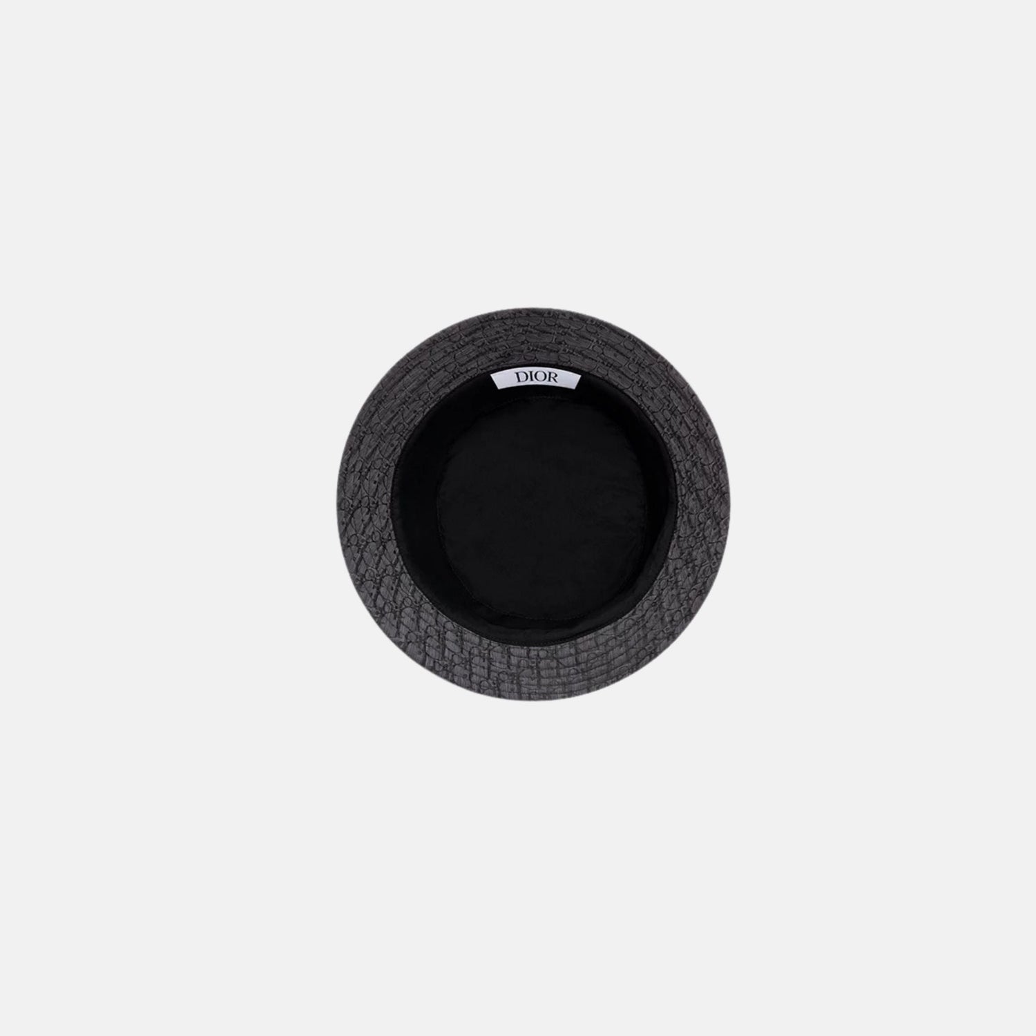 Kids Bucket Hat Black Dior Oblique Technical Jacquard