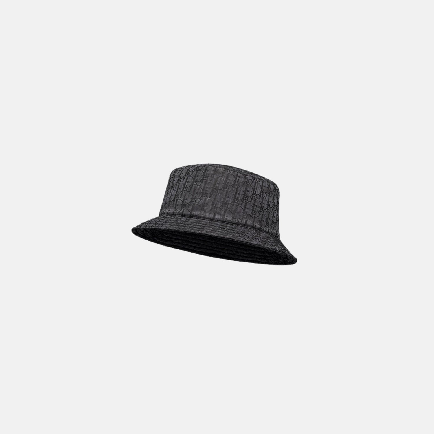 Kids Bucket Hat Black Dior Oblique Technical Jacquard