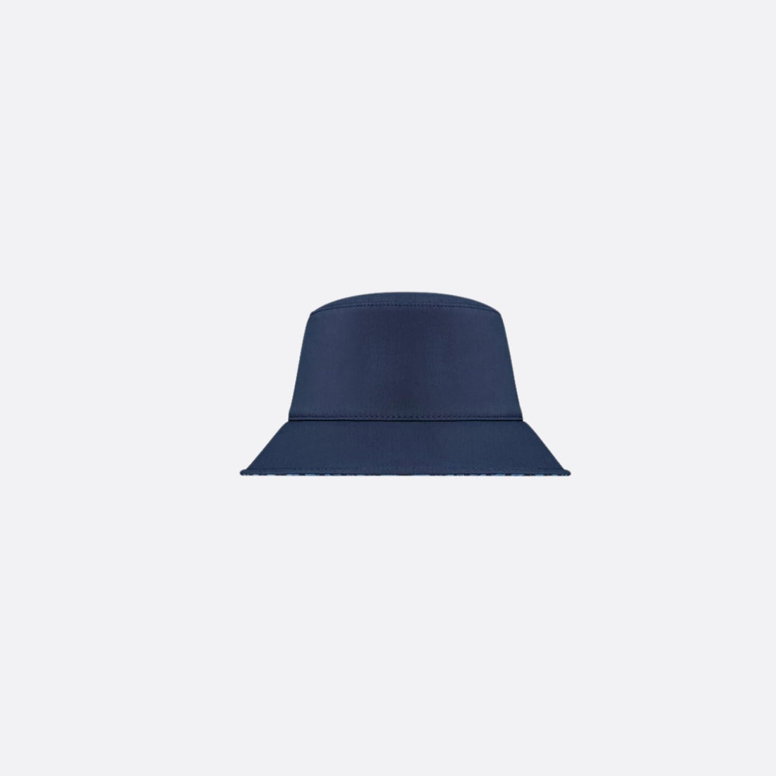 Kids Bucket Hat Navy Blue Dior Oblique Technical Fabric