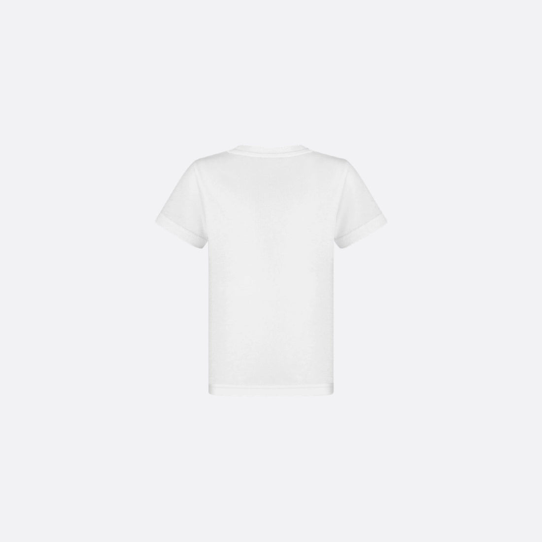 Kids CD Icon T-Shirt White Cotton Jersey