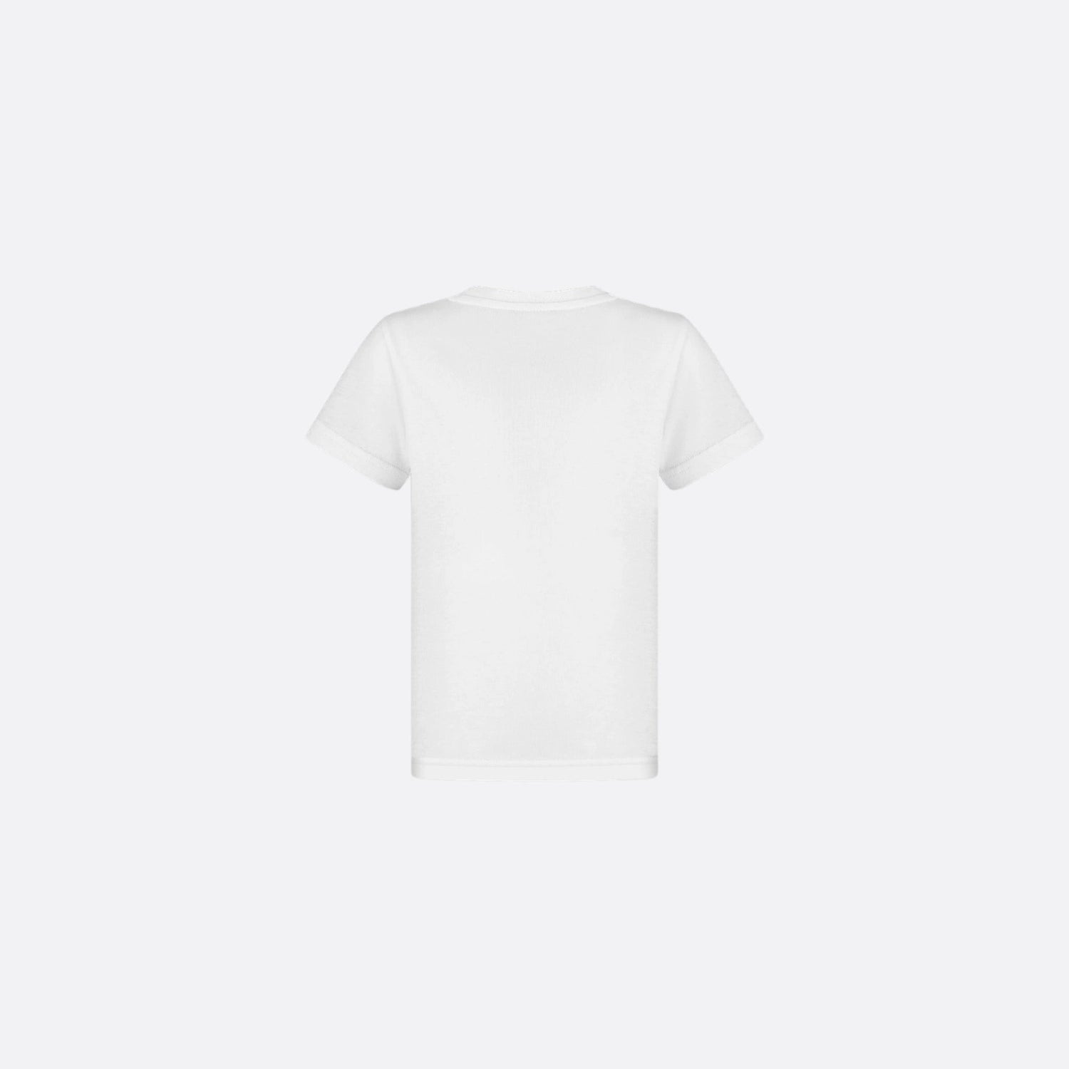 Kids CD Icon T-Shirt White Cotton Jersey