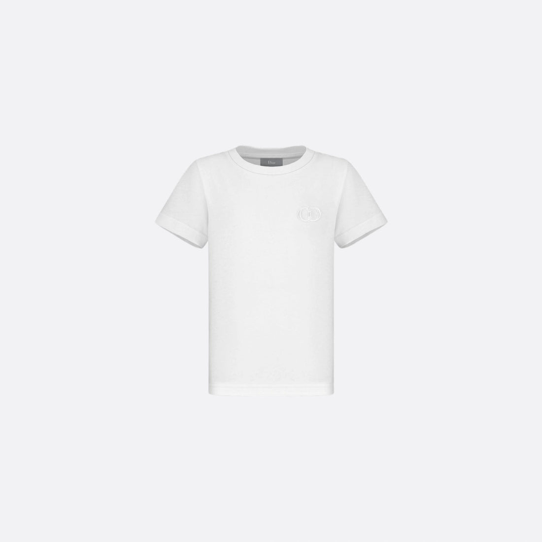 Kids CD Icon T-Shirt White Cotton Jersey
