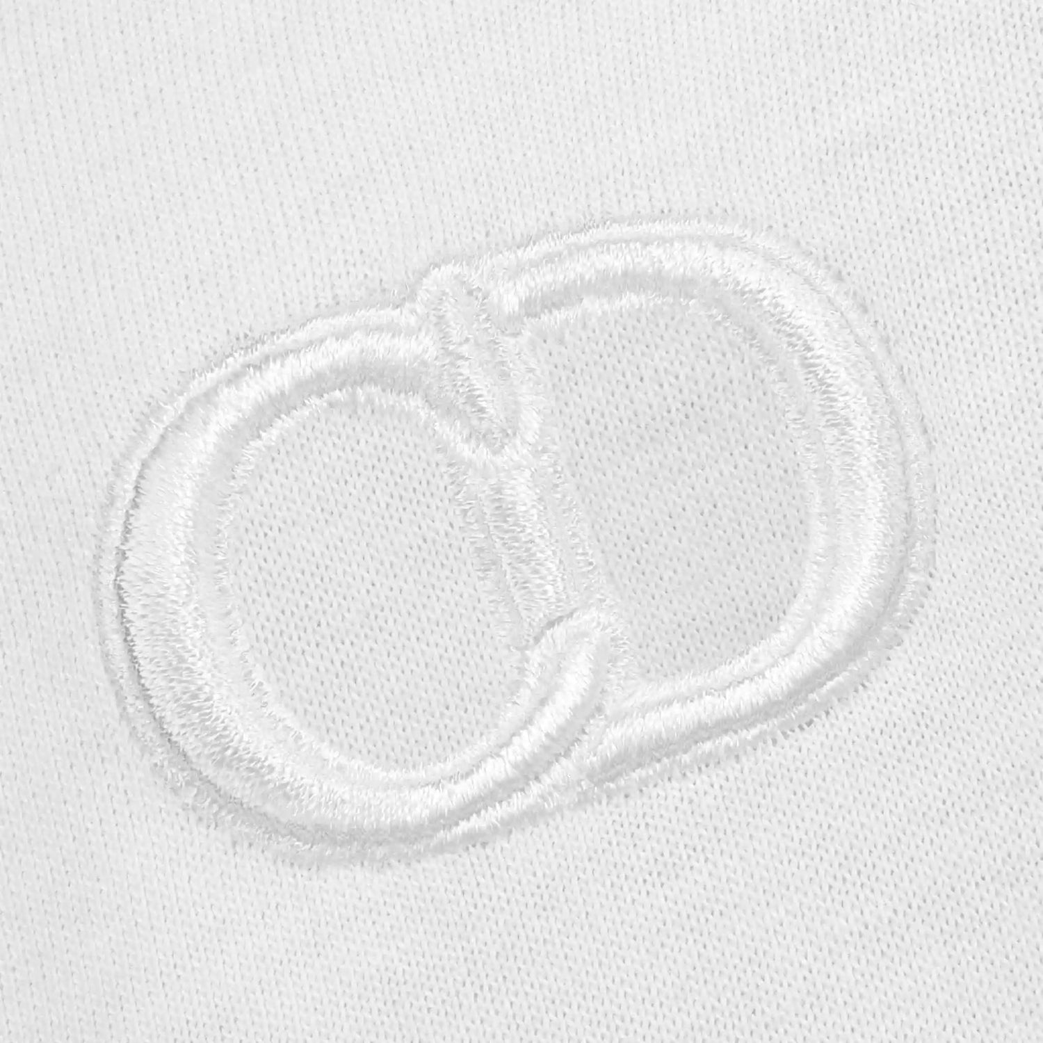 Kids CD Icon T-Shirt White Cotton Jersey