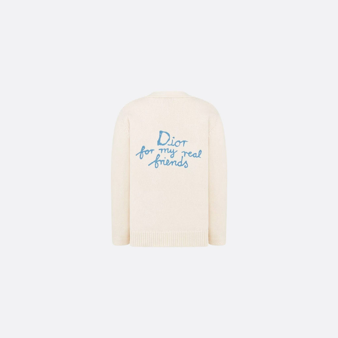 Kids DIOR AND HYLTON NEL Cardigan Ivory Cotton Blend Knit
