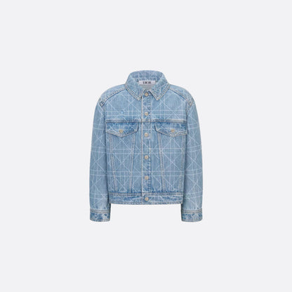 Kids Jacket Blue Cannage Cotton Denim