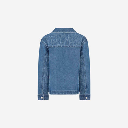 Kids Jacket Blue Cotton Denim