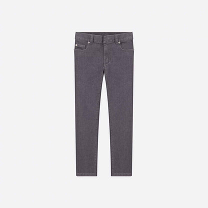 Kids Jeans Gray Cotton Denim