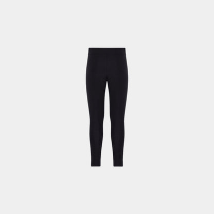 Kids Leggings Black and White Technical Jersey