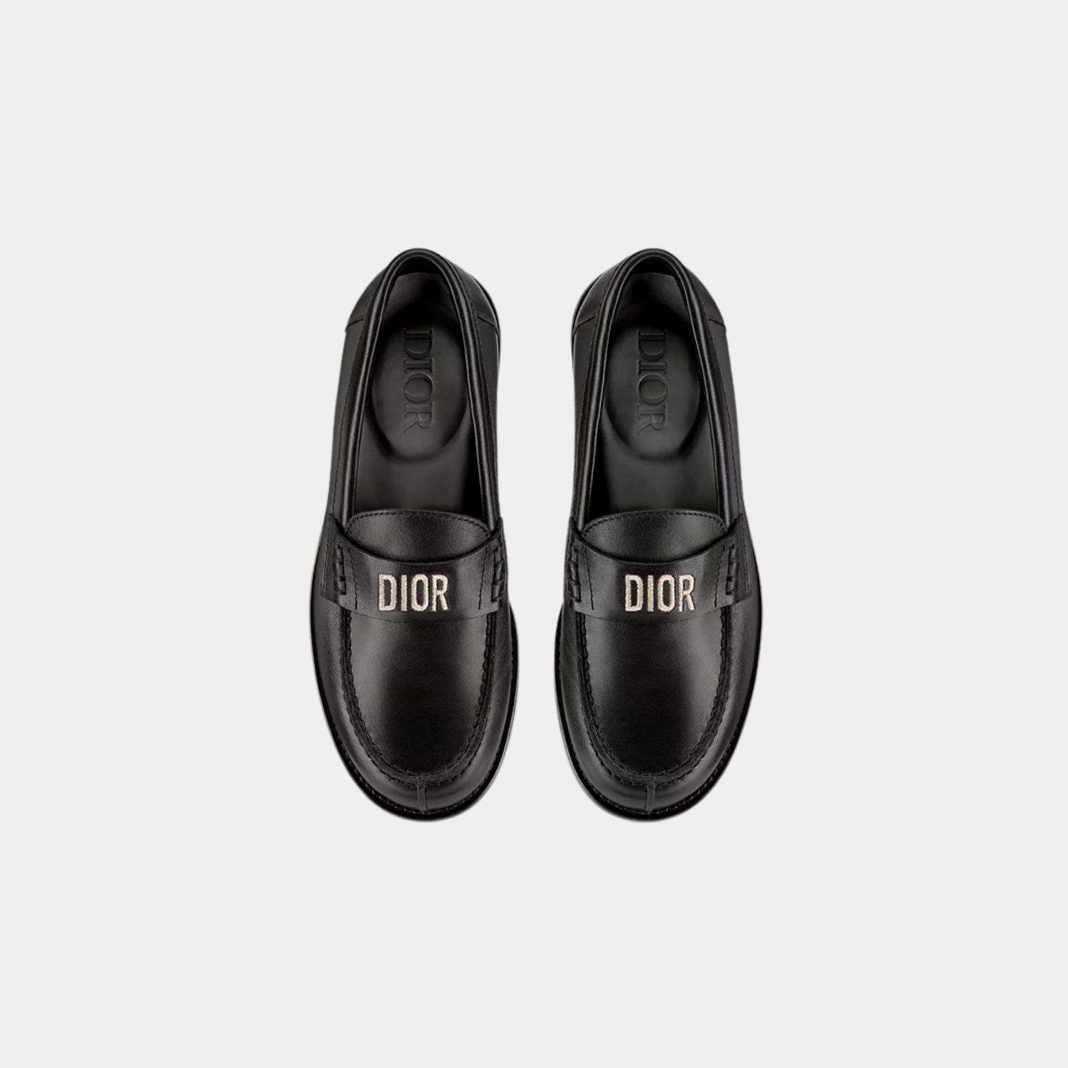 Kids Loafer Black Calfskin